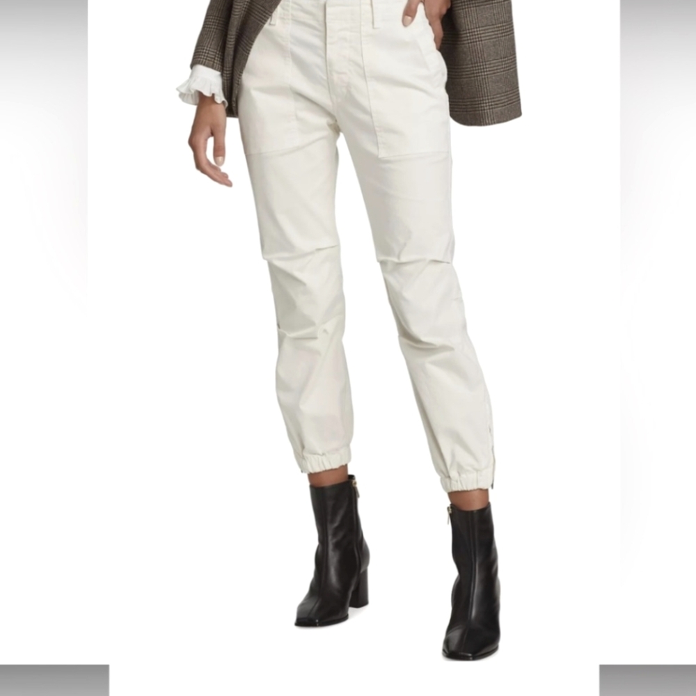 Nili Lotan Cream Jogger Pants: Size 3, Worn Once!